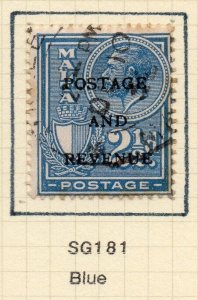 Malta 1928 Early Issue Fine Used 2.5d. Optd NW-156966