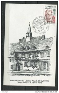 France 1965 Postal card  Special cancel