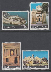 Malta 570-573 UNSECO MNH VF