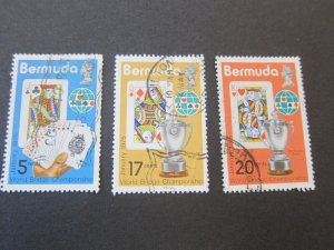 Bermuda 1975 Sc 312-14 FU