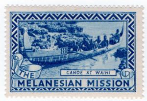 (I.B) Cinderella Collection : The Melanesian Mission (Canoe)