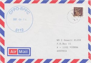 Canada $1.05 White-tailed Deer 2001 CFPO-BPFC 5112 Zagreb, Croatia Airmail to...