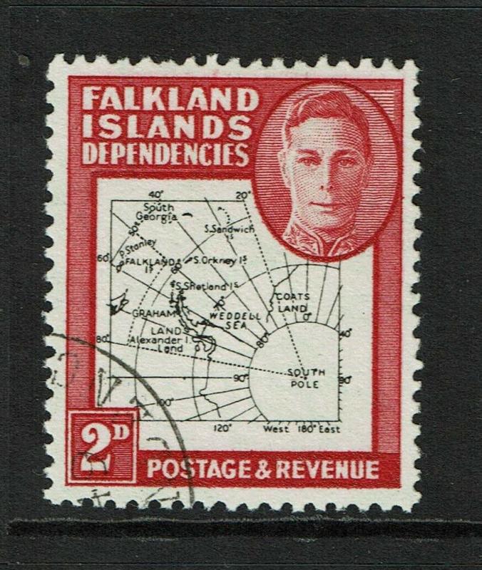 Falkland Islands SG# G11a Used / Dot in T - S6050