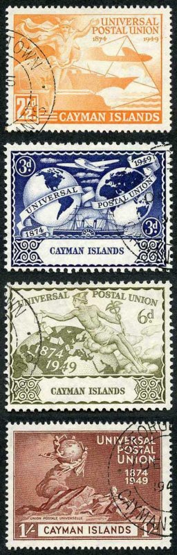 Cayman Is SG131/4 1949 UPU CDS used