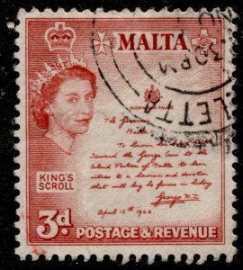 Malta #252 QEII Scenic Definitive Issue Used