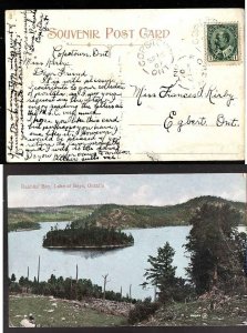 Canada-cover  #2209c -Simcoe Cty-Egbert,Ont single broken circle-Sp 17 1907 [new