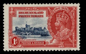 BECHUANALAND PROTECTORATE GV SG111, 1d deep blue & scarlet, M MINT.