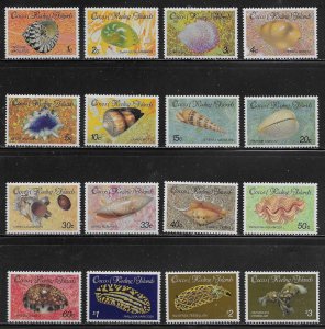 Cocos Islands Scott #'s 135 - 150 MNH