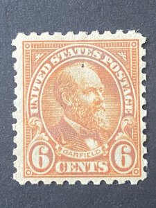 US Stamps- SC# 587 - Garfield -  MHR  - SCV = $9.25 