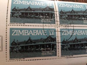 Zimbabwe 1980 cancelled stamps Ref 60777
