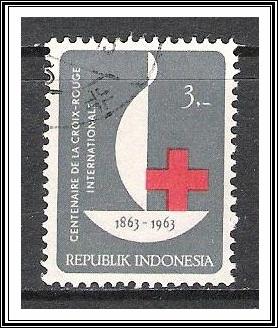 Indonesia #602 Red Cross Used