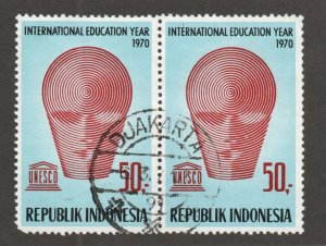 Indonesia - Sc# 796 Used PAIR          -        Lot 0224159