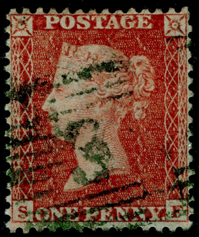 SG SPEC C6(1), 1d red-brown PLATE 10, LC14, FINE USED. GREEN POSTMARK