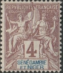 Senegambia & Niger, #3,  Mint Hinged  From 1903