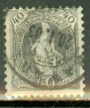 Switzerland 84c used CV $115