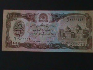 ​AFGHANISTAN-1979- BANK OF AFGHANISTAN $1000 AFGHANIS-UN-CIRCULATED VERY FINE