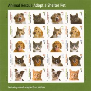 US 4451-60 - 44¢ Animal Rescue Unused