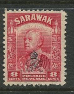 Sarawak -Scott 164 - Crown Overprint- 1947 - Used - Single 8c Stamp