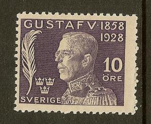 Sweden, Scott #B33, King Gustaf V, MLH