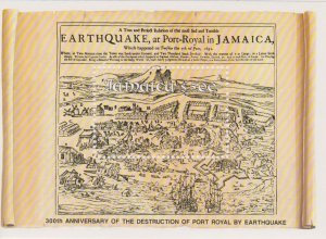 Jamaica # 776, Port Royal Earthquake Souvenir Sheet, Mint NH, 1/2 Cat.