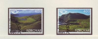 Faroe Islands Sc 280-1 1995 Tourism stamp set used