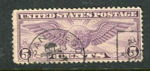 USA; 1930-31 early Airmail issue fine used Shade of 5c. value