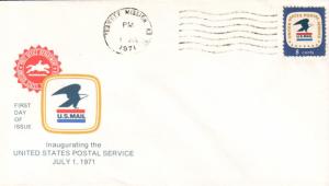 #1396 KS, Shawnee Mission 7-1-71 USPS FDC