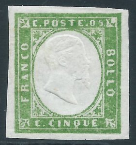 Sardinia, Sc #10a, 5c MNG