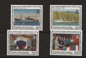 Tristan Da Cunha 1990 RMS St Helena   set of 4 sg.500-3 MNH 