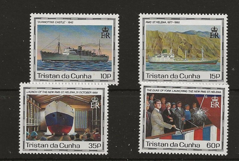 Tristan Da Cunha 1990 RMS St Helena   set of 4 sg.500-3 MNH