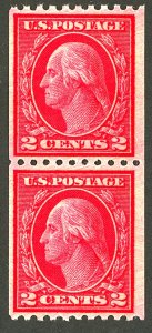 U.S. #487a MINT PAIR OG NH