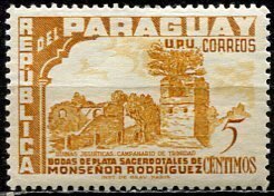 Paraguay; 1955: Sc. # 491: MH Single Stamp