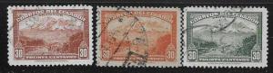 Ecuador Scott 407-407C  USED  Short set