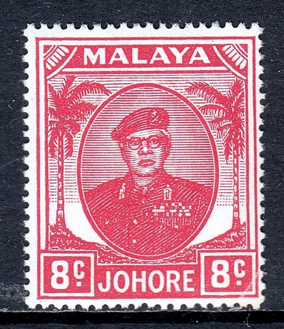 Malaya (Johore) - Scott #136 - MH - Small corner crease LR - SCV $4.00