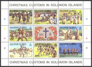 Solomon Islands Sc# 510a MNH Souvenir Sheet 1983 Christmas