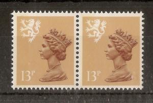 Scotland 1985 13p Machin Type II SG.S39ea MNH