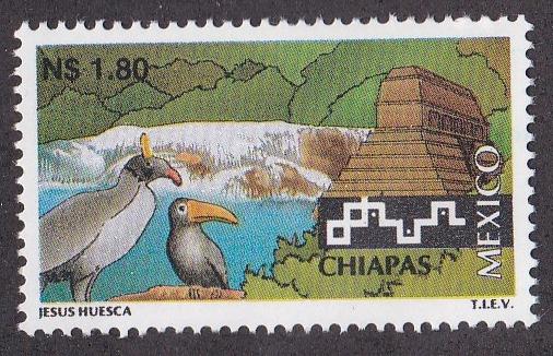 Mexico # 1961, Tourism issue, Chiapas, NH