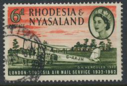 Rhodesia & Nyasaland SG 40 Sc# 180  Used see details Air Mail Service