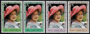 Anguilla #394-7 MNH Set - Queen Mother