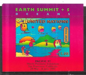 UN #708a  $1.00 EARTH SUMMIT S/S  (MNH) CV$17.50
