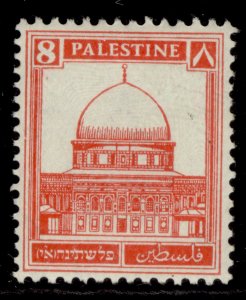 PALESTINE GV SG106, 8m scarlet, LH MINT.