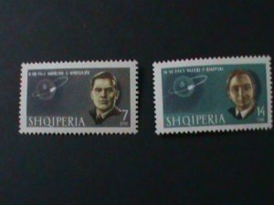 ALBANIA- SC#682//684- MAN'S CONQUEST OF SPACE  MNH VF-LAST ONE-HARD TO FIND