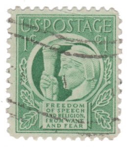 UNITED STATES STAMP 1943 SCOTT # 908. USED. # 3