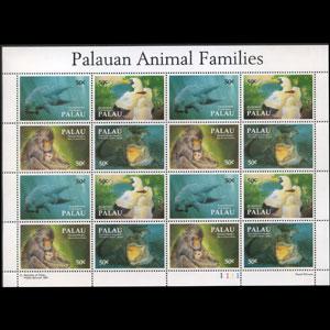 PALAU 1993 - Scott# 313 Sheet-Fauna NH