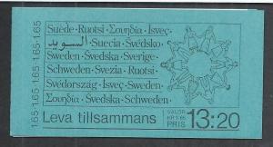 SWEDEN SC# 1418a COMP BKLT FVF/MNH 1982