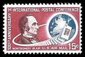 PCBstamps   US C66 15c Montgomery Blair, MNH, (23)