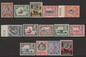 KENYA, UGANDA & TANGANYIKA 1935 KGV Pictorial set 1c-£1.