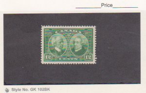 Canada Scott # 147 12c green issued 1927 MH