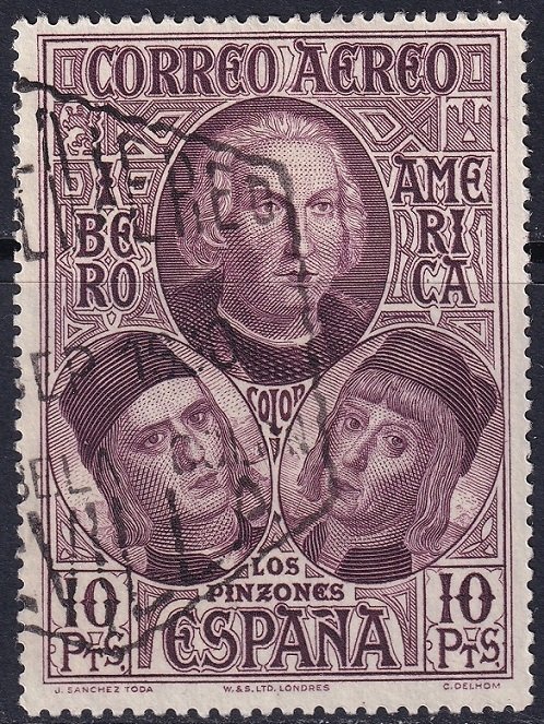 Spain 1930 Sc C49 air post used