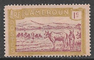 Cameroun 170: 1c Herder and Cattle, Sanaga River, MH, F
